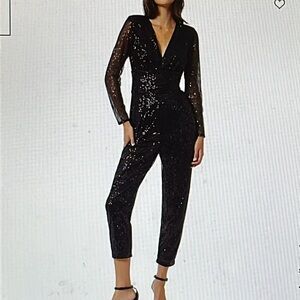 French Connection shimmering festive jumpsuit S